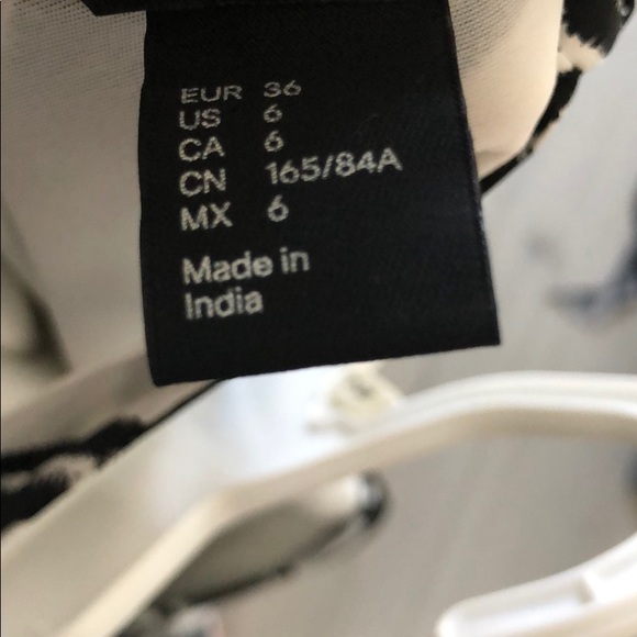 H & M high low midi dress. Cross back. Small - Picture 4 of 4